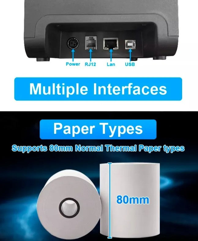 MPRESORA 80MM CORTE AUTOMATICO+USB+LAN